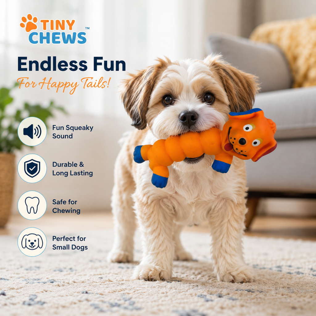 Tiny Chews Squeaky Dog Toy