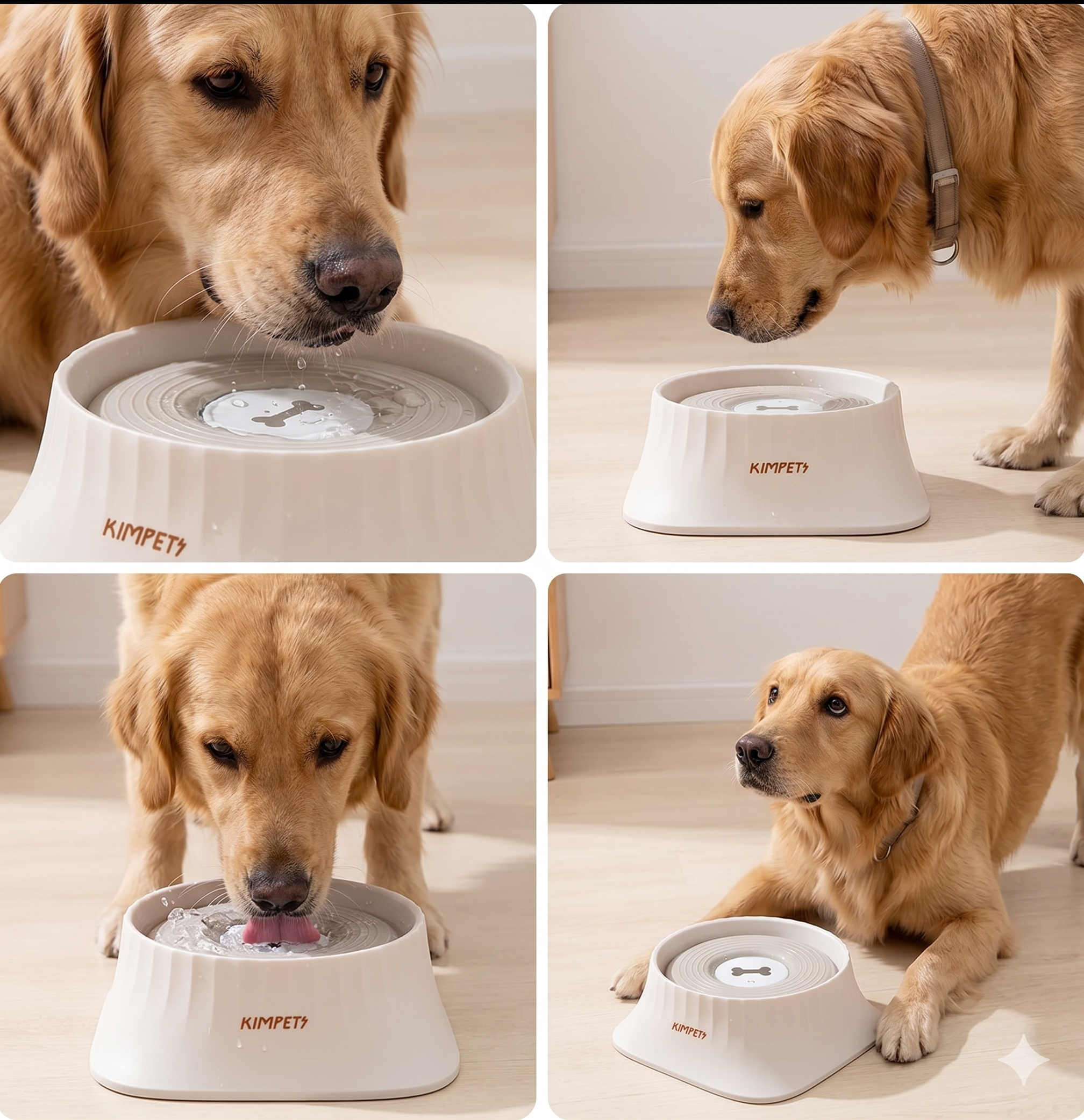 Dog Anti-Spill Floating Water Bowl (1.5 ltr)