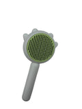 Self-Cleaning Cat-Shaped Pet Grooming Brush