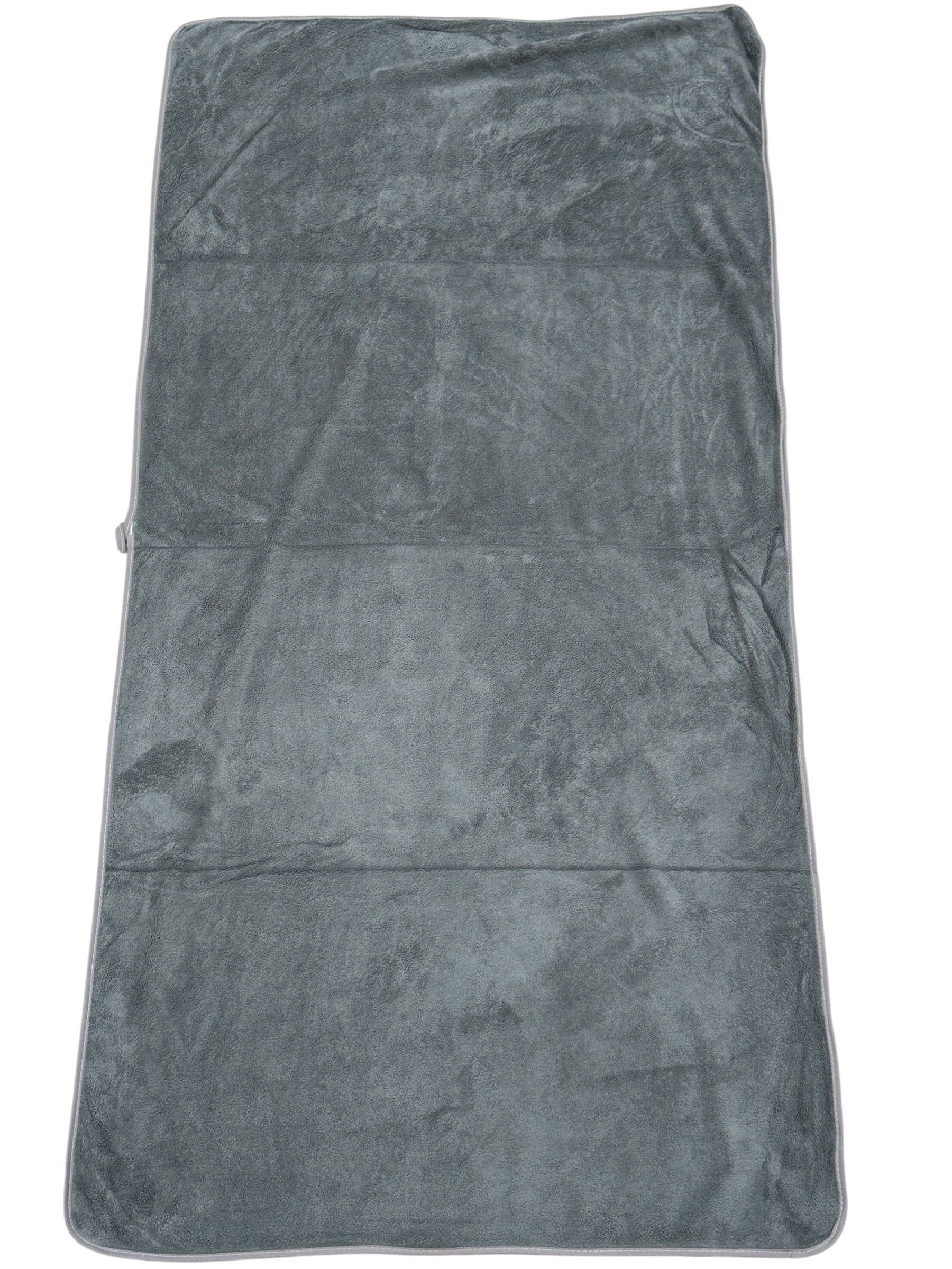 (GREY) Quick Dry Microfiber Pet Bath Towel