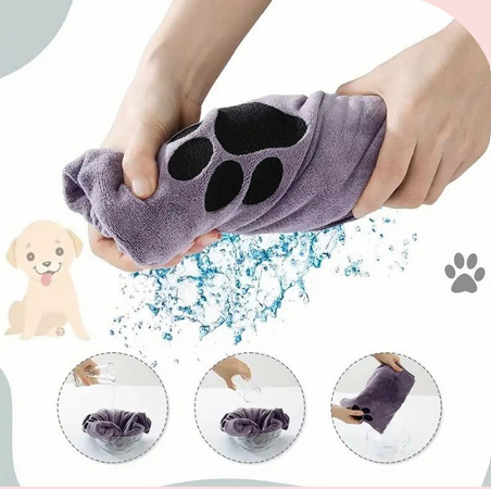 Quick Dry Microfiber Pet Bath Towel